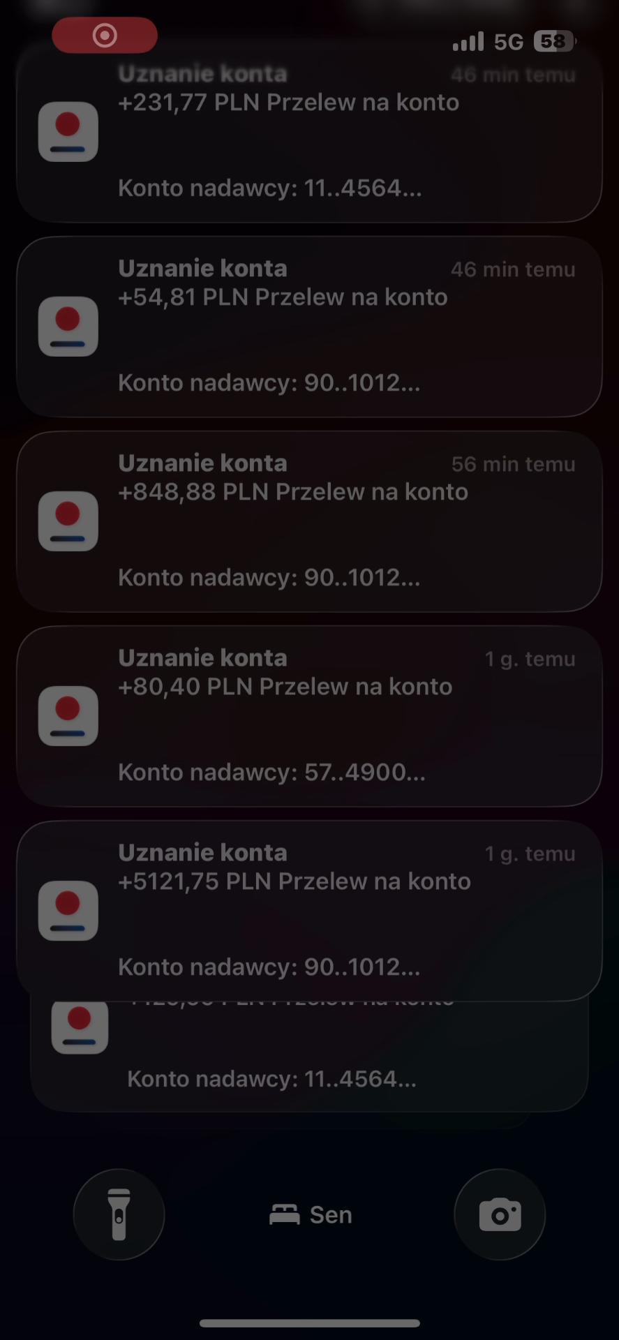 Powiadomienia o wpłatach